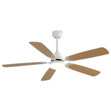 Load image into Gallery viewer, indoor Modern 52 Inch Ceiling Fan With Dimmable 6 Speed Wind 5 Blades Remote Control Reversible DC Motor With Led Light