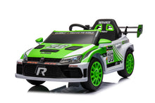 Load image into Gallery viewer, 12V4A 20W*2 one button start, forward and backward, high and low speed, music, front light, power display, two doors can open, 2.4G R/C, seat belt four wheel absorber KIDS RIDE ON CAR