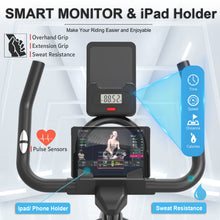 Load image into Gallery viewer, Indoor Cycling Exercise Bike Stationary, Home Gym Workout Fitness Bike with Comfortable Cusion, LCD Display and Hand Pulse