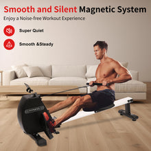 Load image into Gallery viewer, Rowing Machine 264 LBS Weight Capacity Foldable Rower for Home Use with Comfortable Seat Cushion