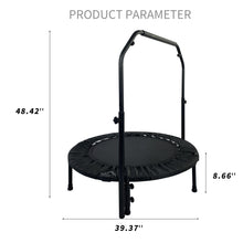 Load image into Gallery viewer, 40 Inch Mini Exercise Trampoline for Adults or Kids