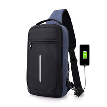 Load image into Gallery viewer, Anti-theft USB charging chest bag with you