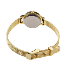 Load image into Gallery viewer, Fashion Womens Golden Small Round Dial Bracelet Lady Quartz Analog Wrist Watch