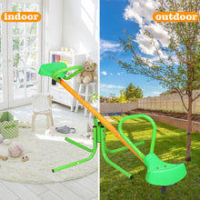 Load image into Gallery viewer, 360 Degree Rotation Outdoor Kids Spinning Seesaw Sit and Spin Teeter Totter Outdoor Playground Equipment Swivel Teeter Totter for Backyard