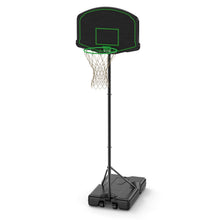 Load image into Gallery viewer, Basketball Hoop System Stand with 30in Backboard, Height Adjustable 60Inch-78Inch for Indoor Outdoor, Fillable Base with Wheels for Kids, Youth