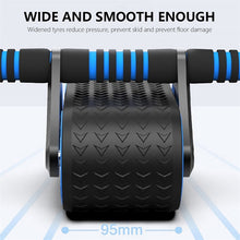 Load image into Gallery viewer, Double Wheel Abdominal Exerciser Women Men Automatic Rebound Ab Wheel Roller Waist Trainer Gym Sports Home Exercise Devices
