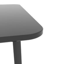 Load image into Gallery viewer, Console Table single layer tempered glass rectangular porch table black leg double tempered glass tea table,Black