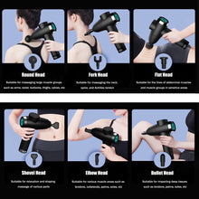 Load image into Gallery viewer, Massage Gun for Home Gym Fascial Gun Muscle Massager with 6 Massage Heads and Carry Bag