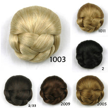 Load image into Gallery viewer, Womens Chignon Hairstyle Hair Extension Black/Brown Updo Hair Piece Clip-In Bun