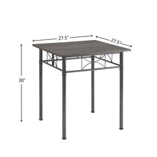 Load image into Gallery viewer, 3-Piece Kitchen Dining Room Table Set Grey Chair