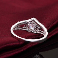 Load image into Gallery viewer, Fashion 925 Sterling Silver Wedding Rhinestone Crystal Heart Ring Jewelry