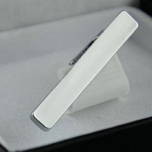 Load image into Gallery viewer, Fashion Men Metal Silver Simple Necktie Tie Bar Clasp Clip Clamp Short Mini Pin