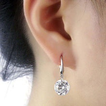 Load image into Gallery viewer, Fashion 925 Sterling Silver Women Crystal Rhinestone Ear Stud Earring Jewelry