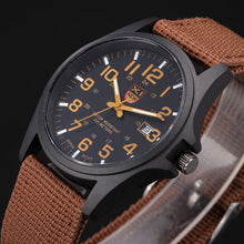 Load image into Gallery viewer, Fashion Mens Date Military Stainless Steel Analog Quartz Army Sports Wrist Watch