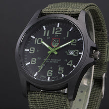 Load image into Gallery viewer, Fashion Mens Date Military Stainless Steel Analog Quartz Army Sports Wrist Watch
