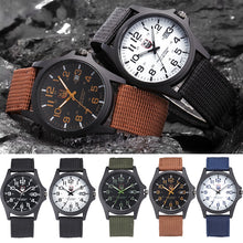 Load image into Gallery viewer, Fashion Mens Date Military Stainless Steel Analog Quartz Army Sports Wrist Watch