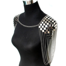 Load image into Gallery viewer, Bohemian Punk Harness Necklace Pendant Collar Shoulder Body Chain Bikini Jewelry