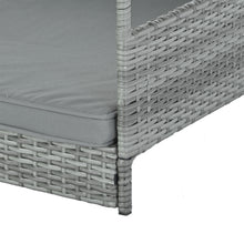 Load image into Gallery viewer, Dog Bed, Pet Bed, Pet Enclosures, Pet Outdoor Furniture, Pet Patio Furniture, Seasonal PE Wicker Pet Furniture, Dog Bed With Canopy