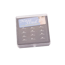 Load image into Gallery viewer, Hot 18Pcs Crystal Nose Ring Hoop Bone Stud Surgical Steel Body Piercing Jewelry