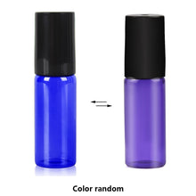 Load image into Gallery viewer, 5ml Glass Steel Metal Ball Roller Refillable Perfume Essential Oil Bottle