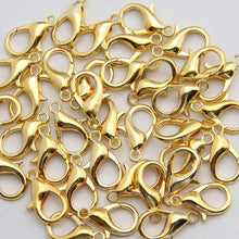 Load image into Gallery viewer, 50Pcs Jewelry Loose Lobster Clasp Suitable for Necklace Bracelets DIY 10mm-14mm