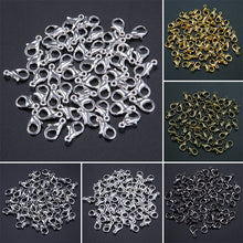 Load image into Gallery viewer, 50Pcs Jewelry Loose Lobster Clasp Suitable for Necklace Bracelets DIY 10mm-14mm