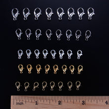 Load image into Gallery viewer, 50Pcs Jewelry Loose Lobster Clasp Suitable for Necklace Bracelets DIY 10mm-14mm