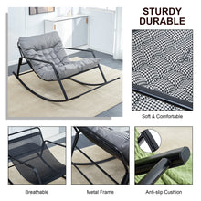 Load image into Gallery viewer, Rocker chair, fashionable armchair, lounge sofa, lounge chair, suitable for daycare, living room, bedroom