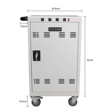 Load image into Gallery viewer, Mobile Charging Cart and Cabinet for Tablets Laptops 31+4-Device