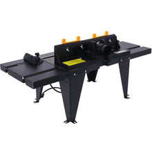 Load image into Gallery viewer, Electric Benchtop Router Table Wood Working Tool,black