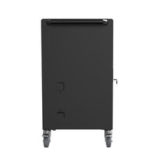 Load image into Gallery viewer, Mobile Charging Cart and Cabinet for Tablets Laptops 30-Device With Combination Lock--Black