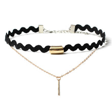 Load image into Gallery viewer, Hot 10Pcs/Set Sexy Punk Velvet Lace Choker Collar Gem Bead Pendant Chain Necklace Women Jewelry