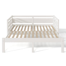 Load image into Gallery viewer, Twin Extending Daybed with Trundle, Wooden Daybed, White