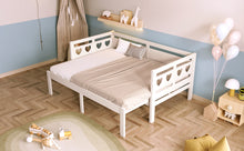 Load image into Gallery viewer, Twin Extending Daybed with Trundle, Wooden Daybed, White
