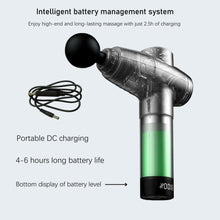 Load image into Gallery viewer, Massage Gun for Home Gym Fascial Gun Muscle Massager with 6 Massage Heads and Carry Bag