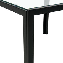 Load image into Gallery viewer, Coffee Table Set of 2, Square Modern Table with Tempered Glass Finish for Living Room,Transparent