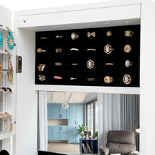 Load image into Gallery viewer, Fashion Simple Jewelry Storage Mirror Cabinet With LED Lights,For Living Room Or Bedroom