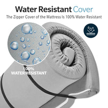 Load image into Gallery viewer, Memory Foam Camping Mattress - 75"x38"x4" Perfect for Outdoor Activities, RVs, Guest Rooms, and Dorms; Foldable, Portable, with Water-Resistant Zipper Cover, CertiPUR-US Certified
