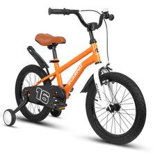 Load image into Gallery viewer, A16114 Kids Bike 16 inch for Boys & Girls with Training Wheels, Freestyle Kids' Bicycle with fender.