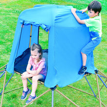 Load image into Gallery viewer, Kids Climbing Dome with Canopy and Playmat - 10 ft Jungle Gym Geometric Playground Dome Climber Play Center, Rust & UV Resistant Steel Supporting 1000 LBS