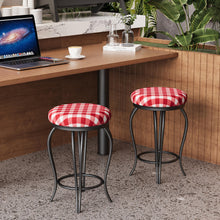 Load image into Gallery viewer, Bar Stools,Set of 2 Bar Chairs,25.5In Counter Bar Stools,Country Style Industrial,Easy to Assemble, with Footrest for Indoor Bar Dining Kitchen
