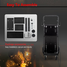 Load image into Gallery viewer, Welding Cart, 3-Tier Welder Cart Heavy Duty with 400Lbs Static Weight Capacity, 360° Swivel Wheels, Tank Storage Safety Chains, Rolling MIG Welder Cart for TIG, ARC, MMA Welding Machine