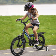 Load image into Gallery viewer, A14115 Kids Bike 14 inch for Boys & Girls with Training Wheels, Freestyle Kids' Bicycle with fender and carrier.