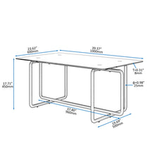 Load image into Gallery viewer, Modern Tempered Glass Tea Table Coffee Table, Table for Living Room,Black