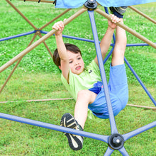 Load image into Gallery viewer, Kids Climbing Dome with Canopy and Playmat - 10 ft Jungle Gym Geometric Playground Dome Climber Play Center, Rust & UV Resistant Steel Supporting 1000 LBS