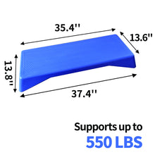 Load image into Gallery viewer, Aerobics Step Platform Height-Adjustable Fitness Equipment Stepper Trainer Exercise Step Platform Sliding Lifting Pad Blue