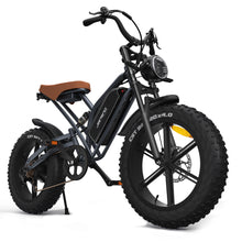 Load image into Gallery viewer, JANSNO Electric Bike 20" x 4.0 Electric Bike for Adults with 750W Brushless Motor, Long-Lasting 48V 14Ah Removable Battery, 7-Speed Transmission , 20 Inch Fat Tires,Integrated wheels,UL Certified.