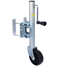 Load image into Gallery viewer, Trailer Jack, Boat Trailer Jack 32.8 in, Bolt-on Trailer Tongue Jack Weight Capacity 1000 lb, with PP Wheels and Handle for Lifting RV Trailer, Horse Trailer, Utility Trailer, Yacht Trailer
