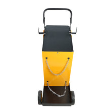 Load image into Gallery viewer, Multi-function welder trolley, MIG TIG ARC plasma cutter storage tank with 2 safety chains, portable 4-drawer chest, weight 280 LBS