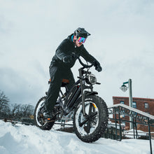 Load image into Gallery viewer, JANSNO Electric Bike 20" x 4.0 Electric Bike for Adults with 750W Brushless Motor, Long-Lasting 48V 14Ah Removable Battery, 7-Speed Transmission , 20 Inch Fat Tires,Integrated wheels,UL Certified.